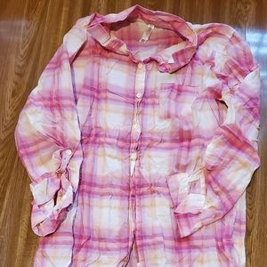 Flannel sleep shirt